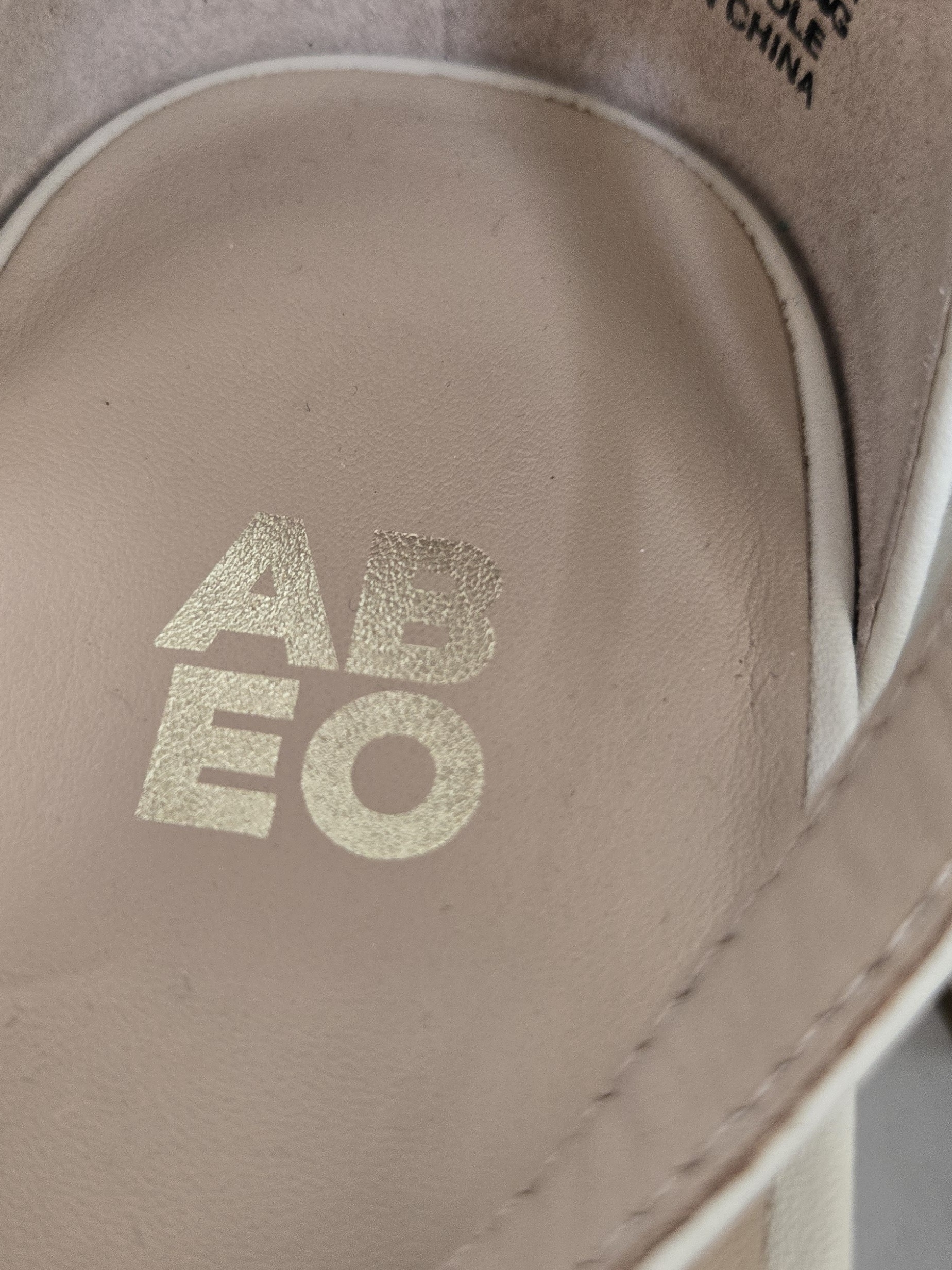 Abeo Cream Block Heel Sandals With Ankle Strap — image 3 of 8